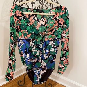 Bodysuit with open details in front